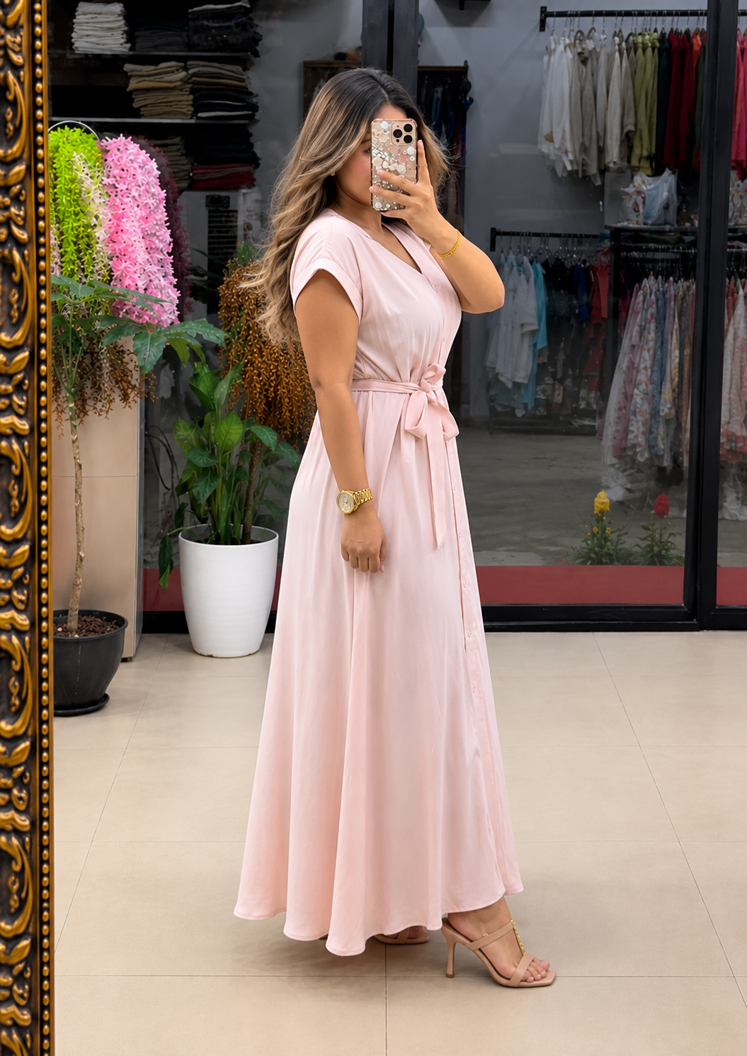Écola Signature Reyon Luxe Maxi Dress