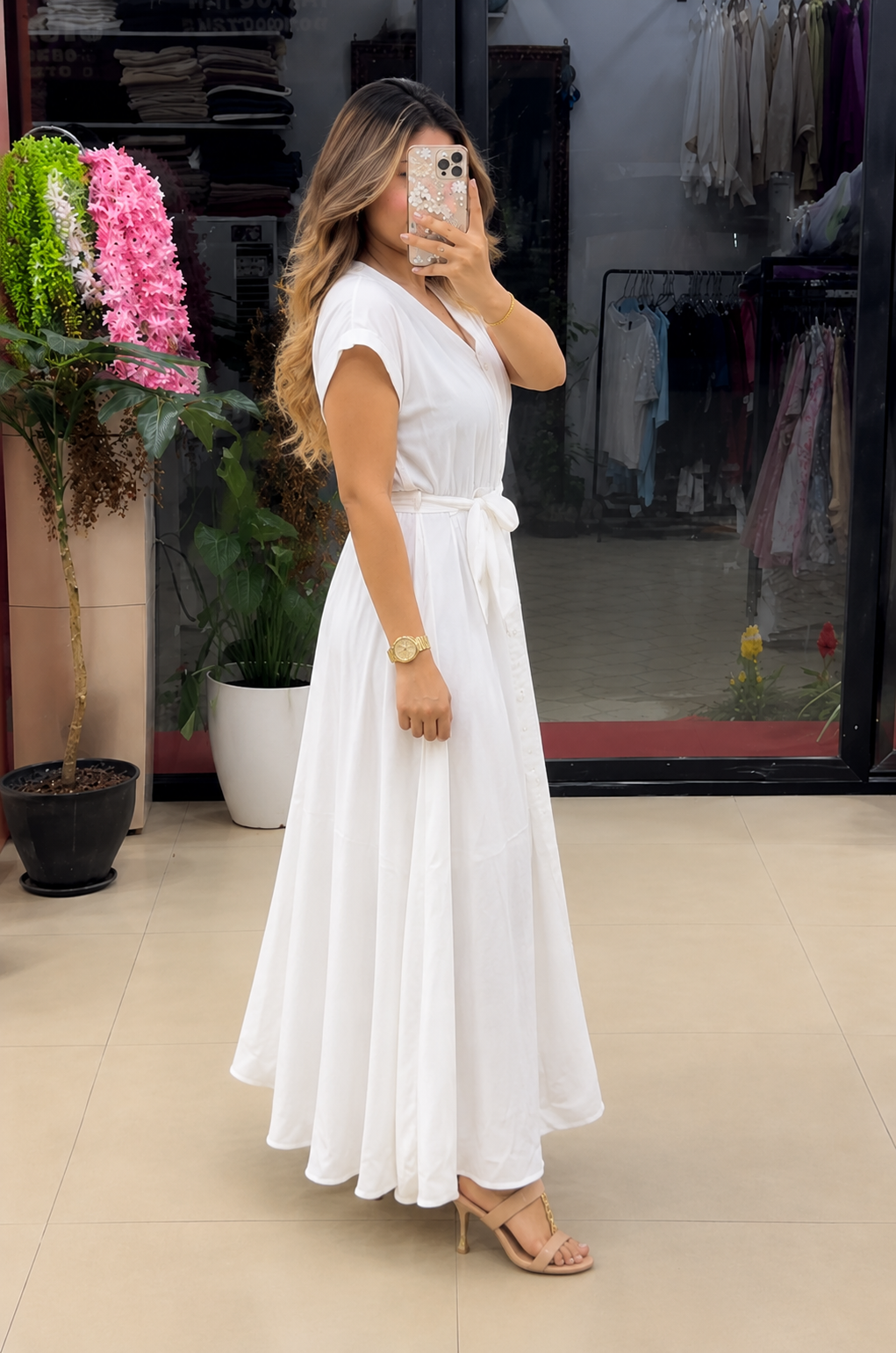 Écola Signature Reyon Luxe Maxi Dress
