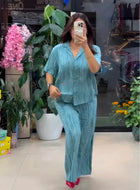 Designer Pure Linen Co-ord Set