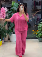Designer Pure Linen Co-ord Set
