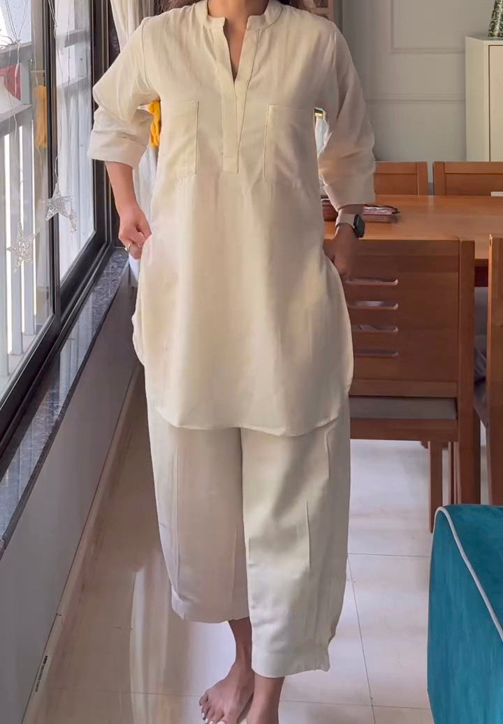 Casual Cotton Co-ord Set for Women