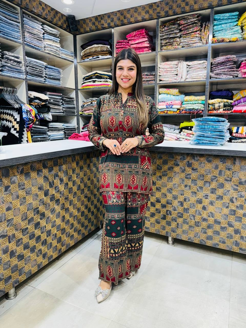 Royal Heritage Printed Co-Ord Set