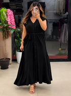 Women's Soft Rayon A-Line Maxi Dress