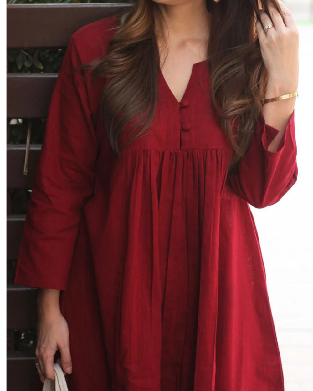 Cotton A-Line Kurta Set | Elegant Everyday Co-Ord