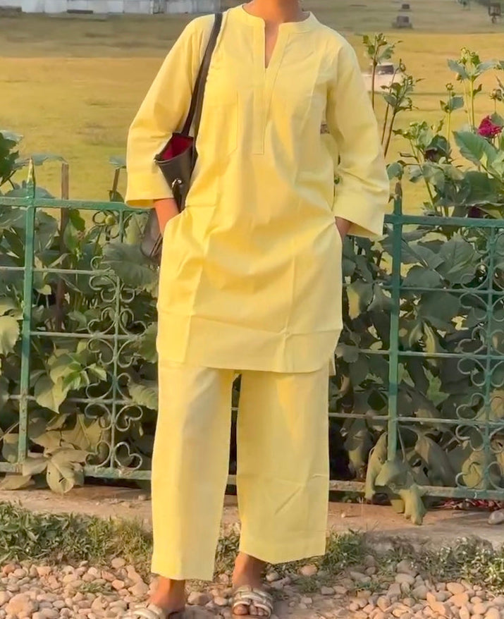 Casual Cotton Co-ord Set for Women