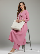 Cotton A-Line Kurta Set | Elegant Everyday Co-Ord