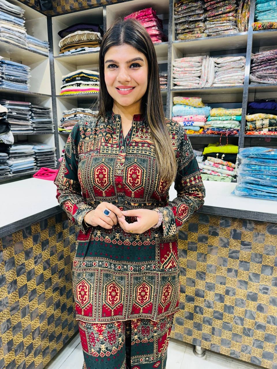 Royal Heritage Printed Co-Ord Set
