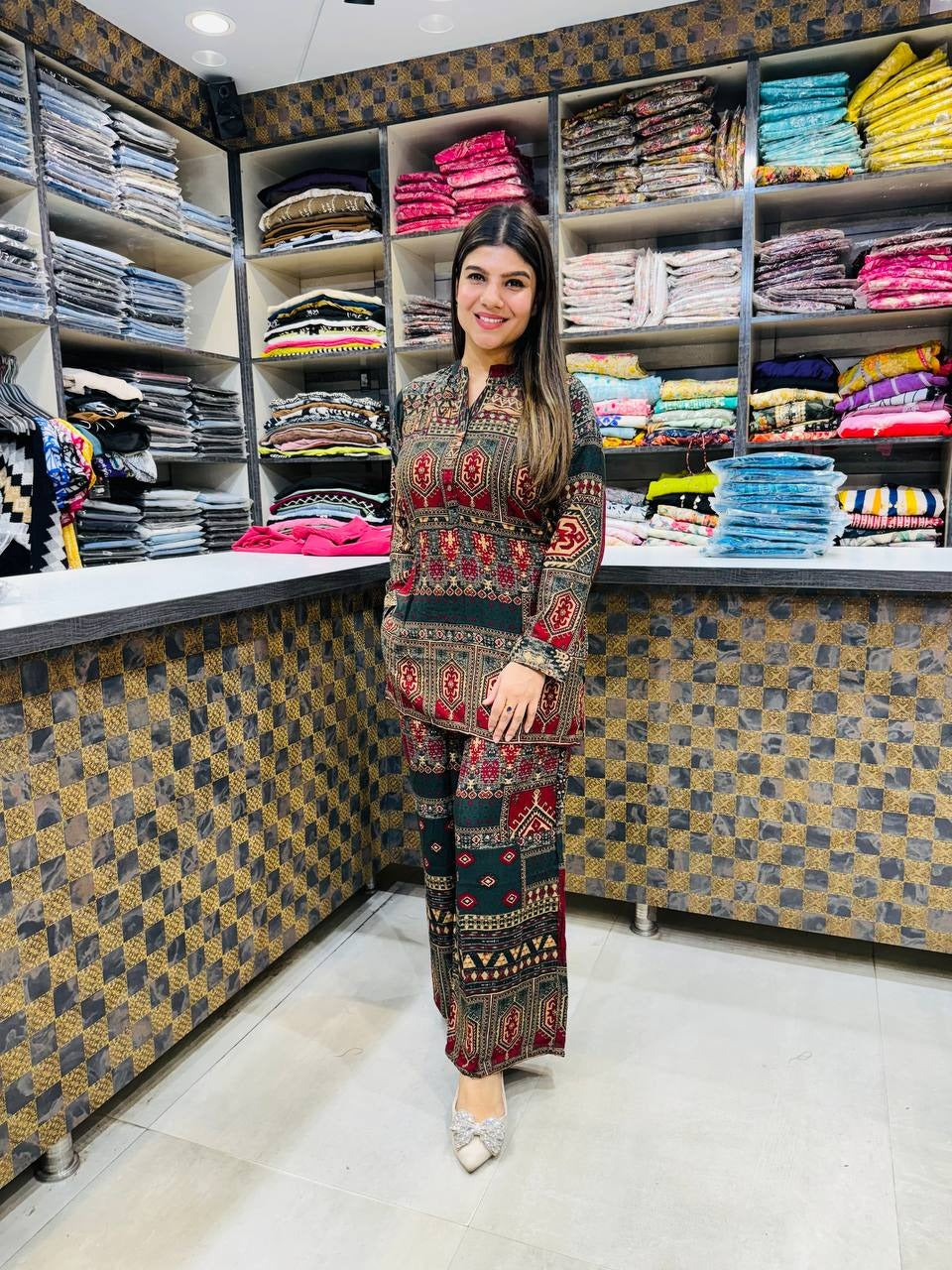 Royal Heritage Printed Co-Ord Set