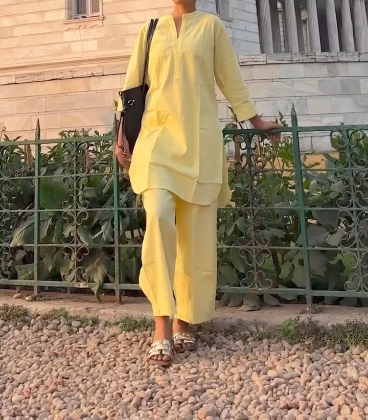 Casual Cotton Co-ord Set for Women