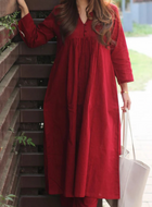 Cotton A-Line Kurta Set | Elegant Everyday Co-Ord